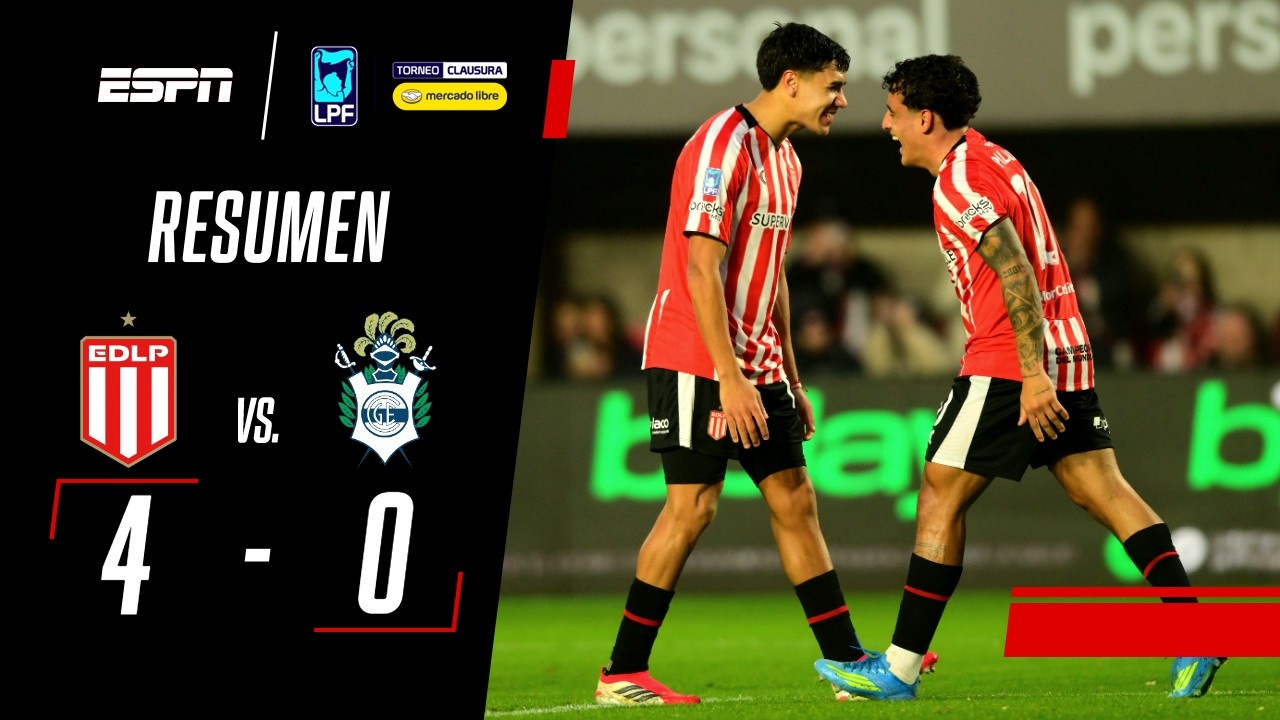 GOLEADA CLÁSICA DEL PINCHA PARA EL FESTEJO TOTAL EN UNO | Estudiantes LP 4-0 Gimnasia LP | RESUMEN