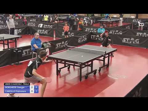 U13 Boys Singles Final | Borghese Giorgio - Carollo Francesco | Italian National Tournament 2025