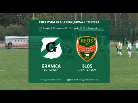 Skrót meczu: Granica Dorohusk - Kłos Gmina Chełm 1:1