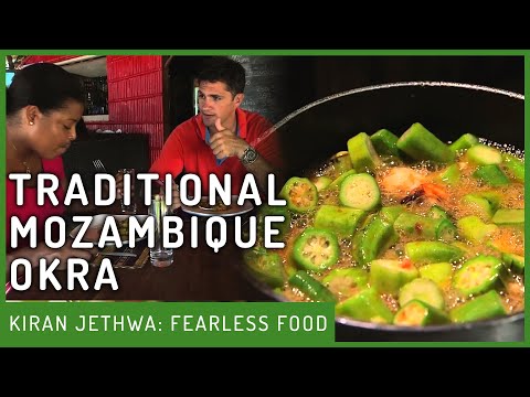 How Okra Is Cooked In Mozambique | Fearless Food | Kiran Jethwa
