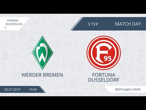 AFL19. Germany. Bundesliga-2. Day 3. Werder Bremen - Fortuna Dusseldorf.