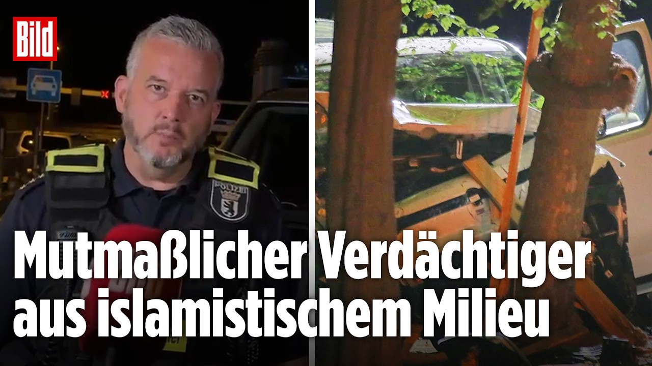 BERLIN: Terror auf CSD! Amokfahrt in Menschenmenge – Polizei mit Details zum Verdächtigen