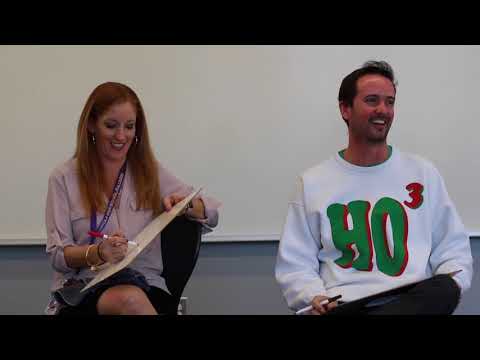Two Math Teachers Face off in Christmas Trivia Game