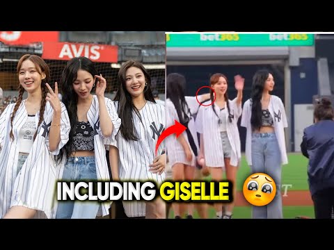 🥺NingNing goes viral for her adorable way of including Giselle in the Yanke Stadium photo