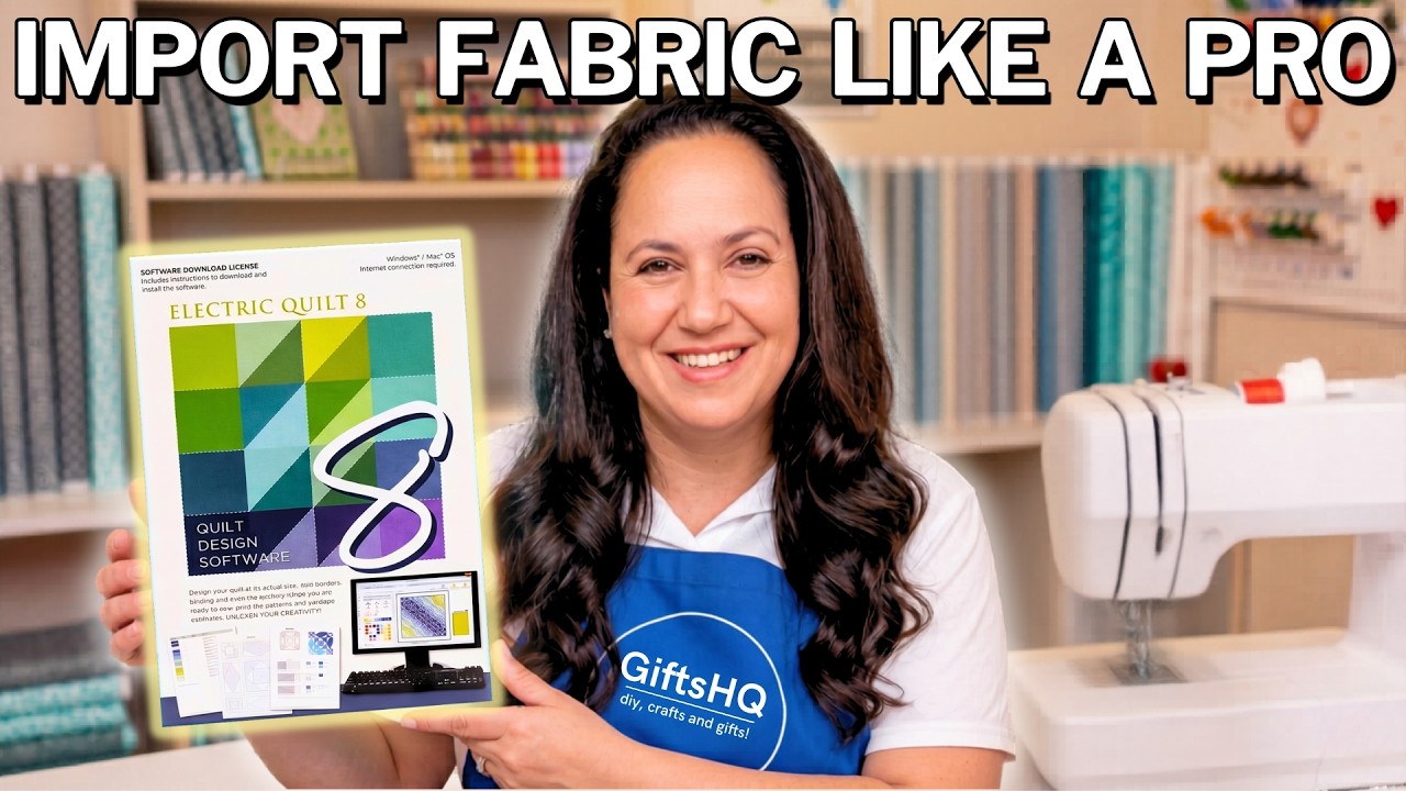 How to Import Fabric into EQ8 | Quilt Design Made Easy | Gifted Crafters Morning Show 04-23-26