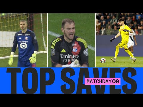 Top goalkeeper saves Week 9 - Ligue 1 McDonald's 24/25
