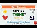 What Is A Theme Story Elements For Kids Reading Comprehension