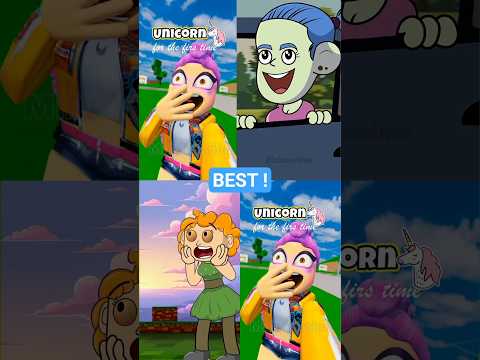 Unicorn at the FIRST TIME 🦄🤣 Roblox Brookhaven Funny Meme #roblox #funny #prank #shorts