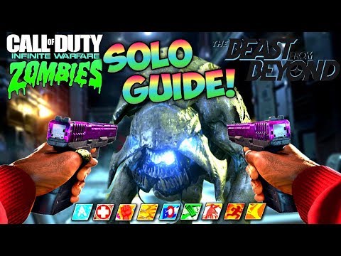 BEAST FROM BEYOND EASY SOLO EASTER EGG GUIDE! - IW Zombies DLC 4 SOLO EE FULL TUTORIAL!