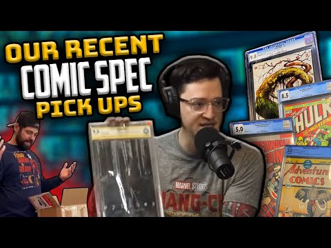Showing Off Our Recent Spec Book Purchases | Comic Book "Show & Tell" ft.GoldenAgeGuru