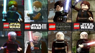 Star Wars Characters Evolution in All Lego Star Wars Videogames! - Part 1 Prequels