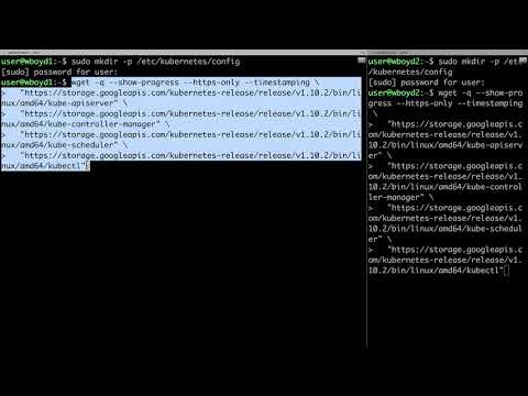 22   Installing Kubernetes Control Plane Binaries