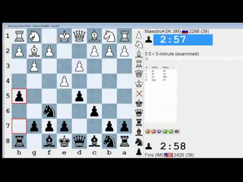 Blitz Chess #222: IM Kireev vs. IM Bartholomew (King's Indian Attack)