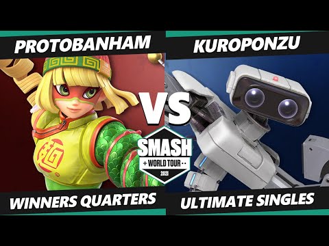 SWT Japan Online Qualifier Match - Kuroponzu (ROB) Vs Protobanham (Min Min) SSBU Ultimate Tournament