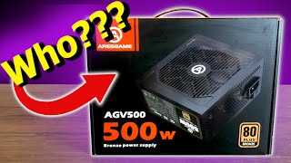 Who is Aresgame? 500w Power Supply First Look and Review