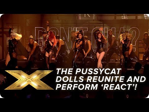 The Pussycat Dolls REUNITE and perform new song 'React'! | Final | X Factor: Celebrity