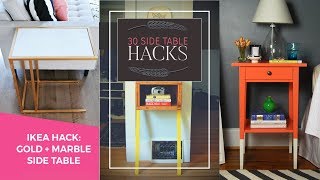 30 ingenious Side table hacks