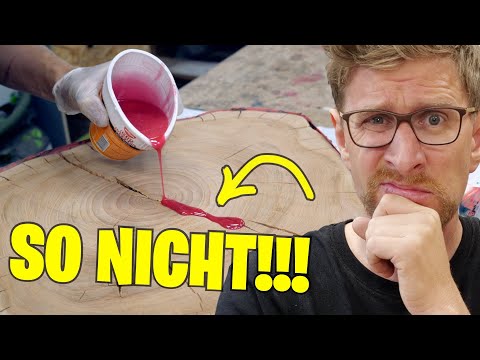 Epoxy resin table - It went wrong AGAIN....