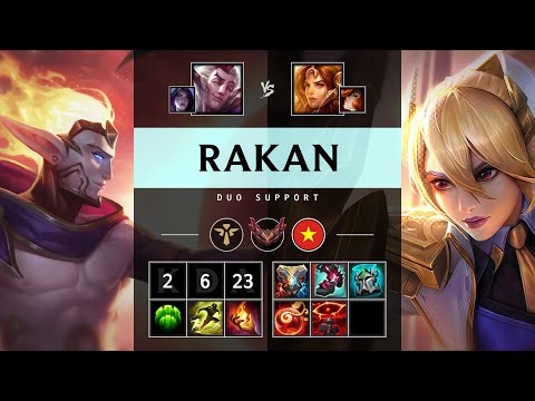 Rakan Support vs Leona - VN Grandmaster Patch 25.09
