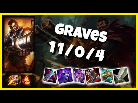 Graves vs Master Yi BR Challenger JUNGLE (11/0/4) Gameplay Replay - Patch 10.24