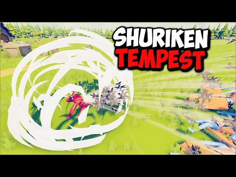 Shuriken Tempest🌪 New Sensei vs Every Faction - TABS Unit Creator Update