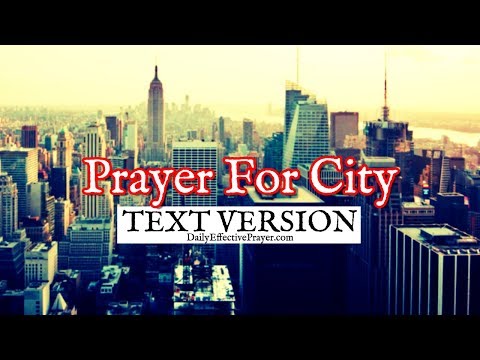 Prayer For City (Text Version - No Sound) Video