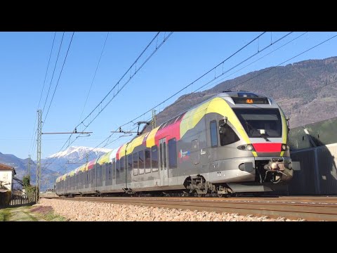 TRENI DI TUTTI I TIPI A LAIVES SULLA BRENNERO! ZÜGE ALLER ART IN LEIFERS AN DER BRENNERBAHN!