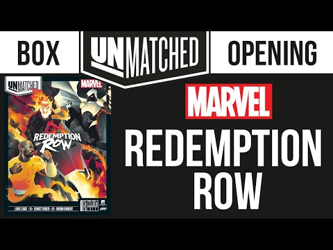 Unmatched Marvel: Redemption Row Box Opening