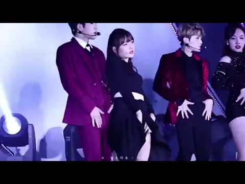 161226 Fancam GOT7 Jinyoung & GFRIEND Yerin   WHO'S YOUR MAMA @SBS Gayo daejun 2016
