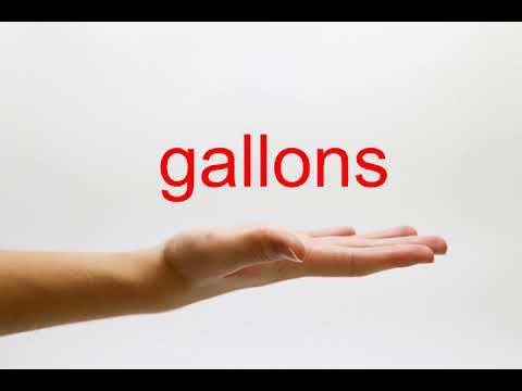 How to Pronounce gallons - American English