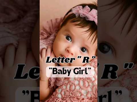 Modern Arabic Baby Girl Double Names Letter " R "#viral,#names,#shorts