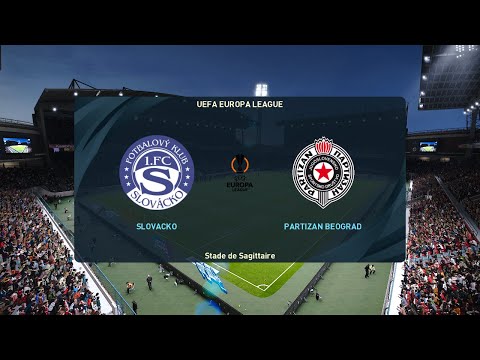 1. FC Slovácko vs FK Partizan (08/09/2022) UEFA Europa Conference League PES 2021