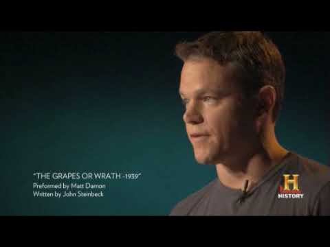 Trailer montage of stage lights, readers at lecterns, and musicians tuning