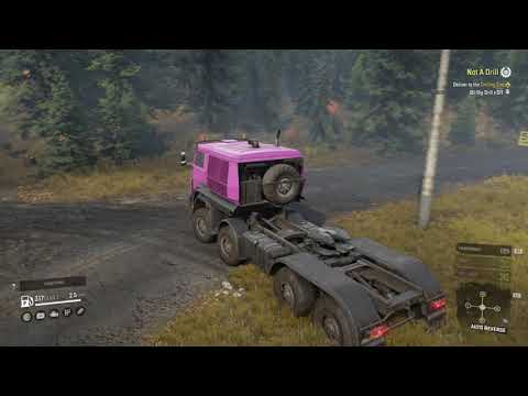 SNOWRUNNER Gameplay Walkthrough - Construction Rig Semi-Trailer - Azov 64131 - Part 20 (PS4)