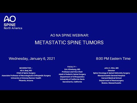 Metastatic Spine Tumors