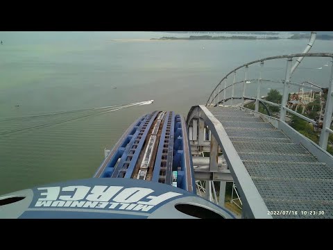 Millennium Force (front seat POV) - Cedar Point - 7/16/2022