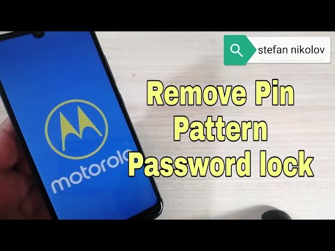 Hard reset Moto E6 plus XT2025-2. Remove Pin, Pattern, Password lock. Without PC.