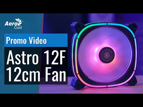 Миниатюра изображения товара Вентилятор для корпуса AeroCool Astro 12 F ARGB PWM 4P