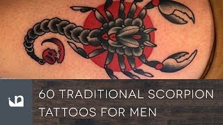 60 Traditional Scorpion Tattoos For Men