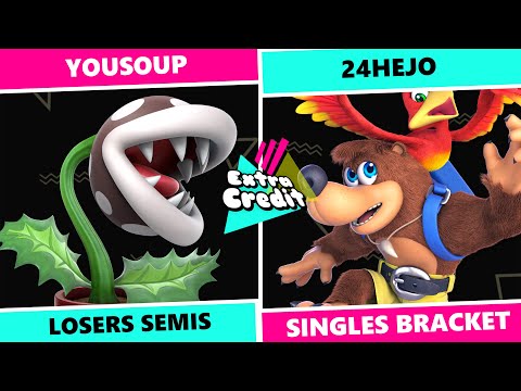 Extra Credit #68: Losers Semis - YouSoup (Piranha Plant) vs 24Hejo (Banjo) SSBU Singles