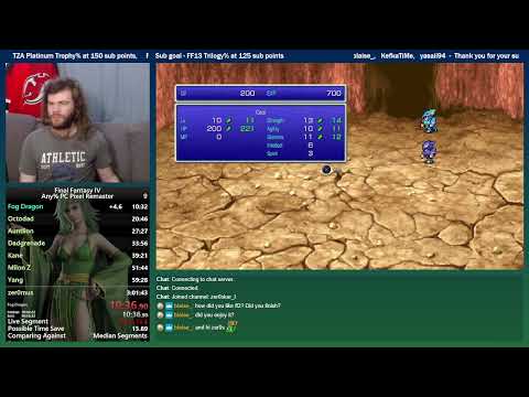 Final Fantasy IV Any% Speedrun (PC Pixel Remaster) 2:52:05