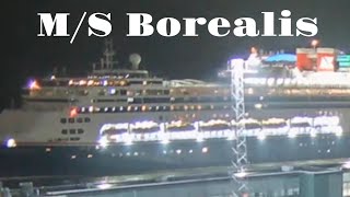 cruise ship M/S Borealis arriving to Helsinki