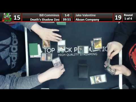 Modern 05/17/16: Bill Comminos (Death's Shadow Zoo) vs Jake Valentine (Abzan Company)