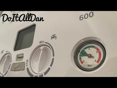 How To Top Up Pressure On A Combi Boiler - Baxi 600
