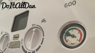 How To Top Up Pressure On A Combi Boiler - Baxi 600