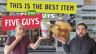 WHAT'S THE BEST ITEM FROM FIVE GUYS We ordered the entire menu and tried everything! 🍟🍔