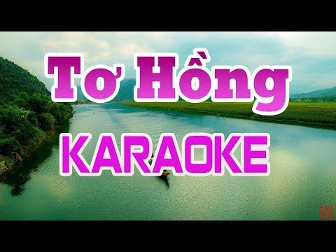 Tơ Hồng ( Tone Nam ) Karaoke  - Nhạc Sống Thanh Ngân