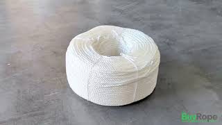 6mm White Nylon Rope Demo | BuyRope