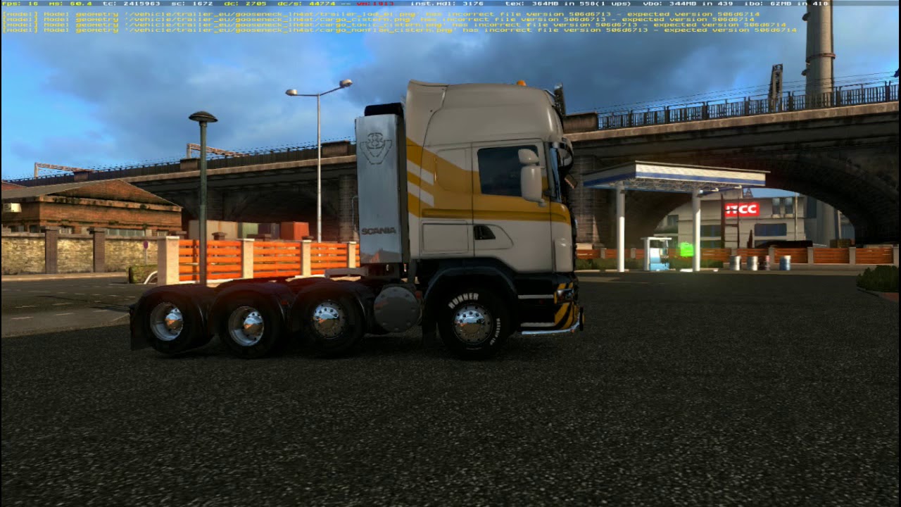 Scania R580 V8 Topline + Som - MixMods