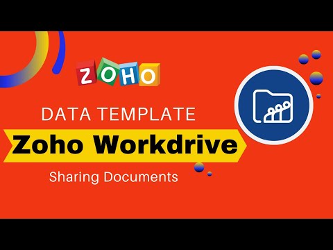 Zoho WorkDrive data template